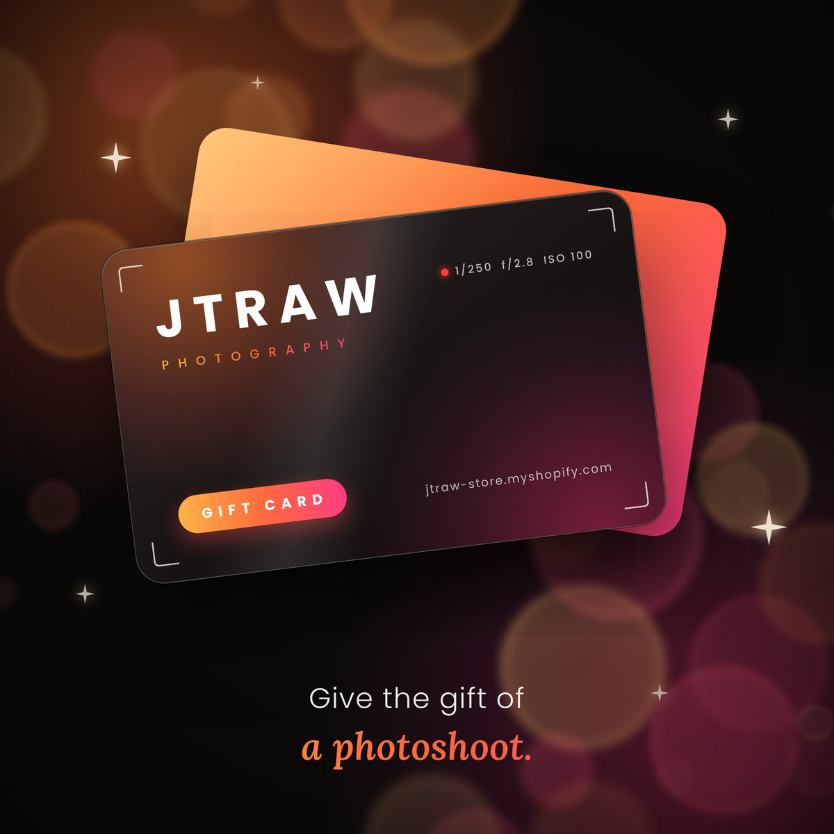 JTRaw Photoshoot Gift Card